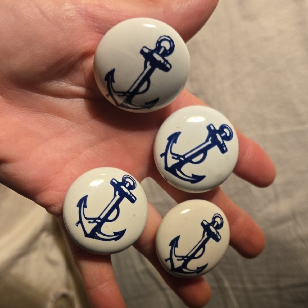 Nautical Anchor Drawer Knobs